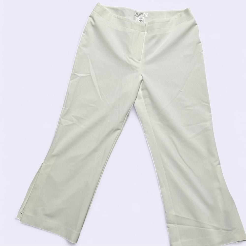 White House Black Market white Wide-Leg Pants Size 8